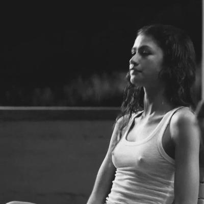 Zendaya Braless Scene from Malcolm & Marie