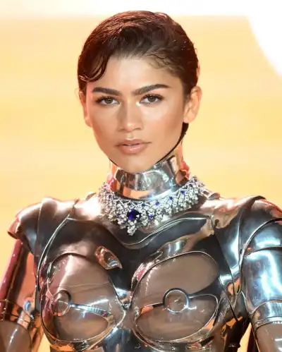 Zendaya in See-Through Robotic Outfit at Dune: Part Two Premiere